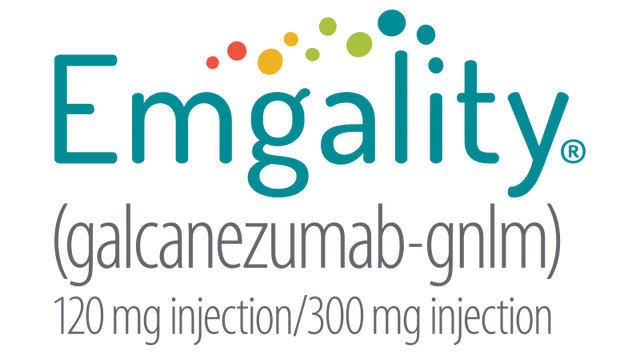 Emgality® (galcanezumab-gnlm) 120 mg injection/300 mg injection logo