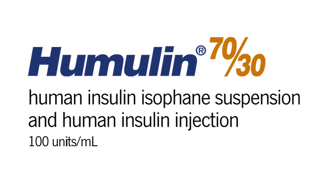 Humulin 70/30 (human insulin isophane suspension and human insulin injection) 100 units/mL logo
