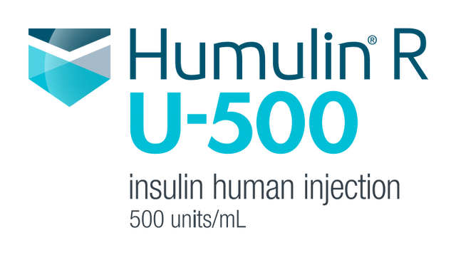 Humulin R U-500 (insulin human injection) 500 units/mL logo